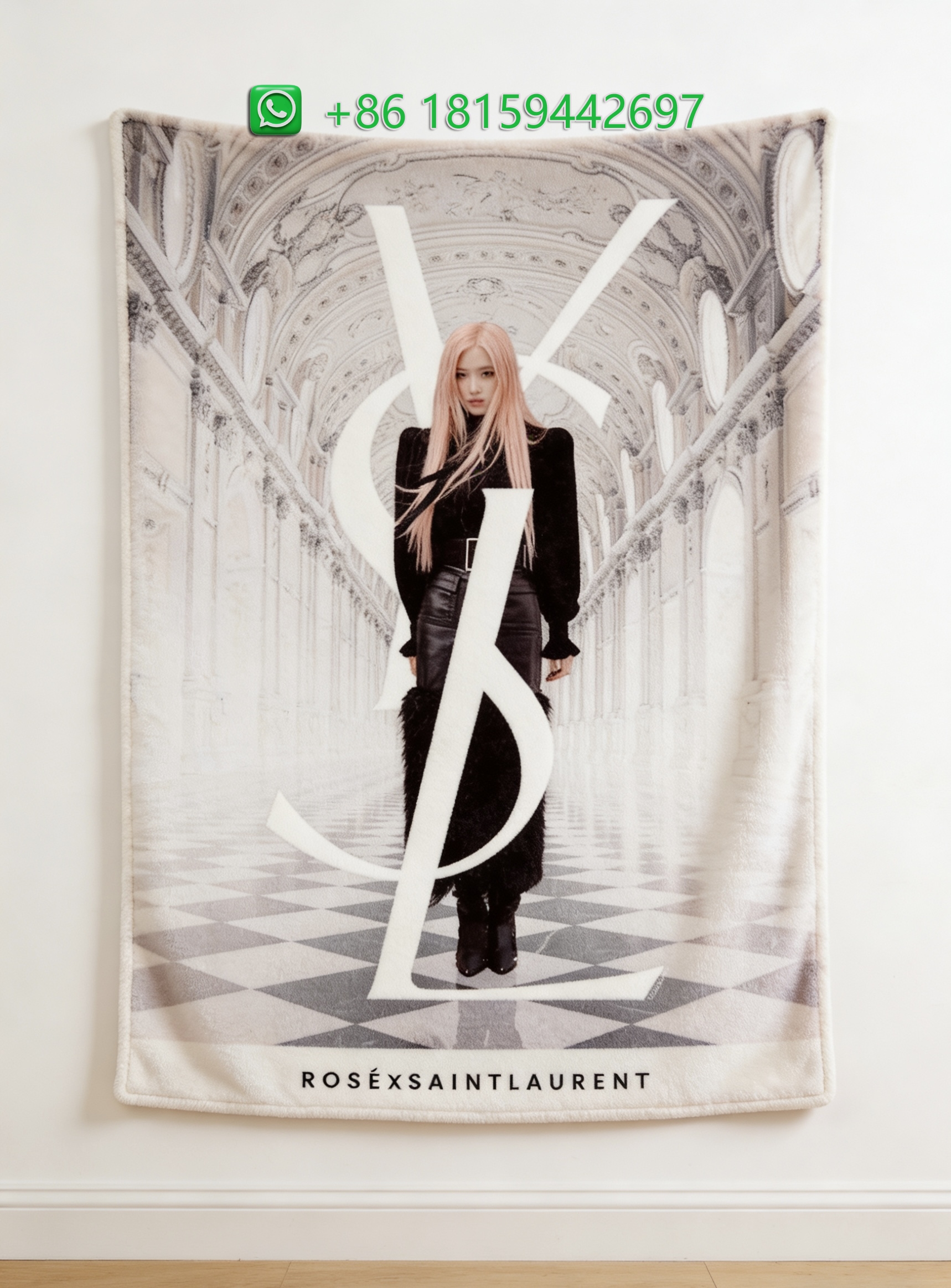 Yves Saint Laurent Throw Blankets